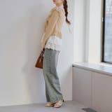 カットジャガードラッフルカーデイガン | RMAF NICE CLAUP / OLIVE des OLIVE | 詳細画像60