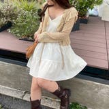 カットジャガードラッフルカーデイガン | RMAF NICE CLAUP / OLIVE des OLIVE | 詳細画像64