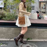 カットジャガードラッフルカーデイガン | RMAF NICE CLAUP / OLIVE des OLIVE | 詳細画像63