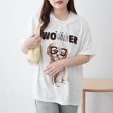 メガネ犬半袖T | NICE CLAUP / OLIVE des OLIVE OUTLET | 詳細画像3