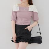 リブ肩リボンオフショル | NICE CLAUP / OLIVE des OLIVE OUTLET | 詳細画像10