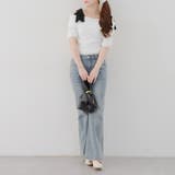リブ肩リボンオフショル | NICE CLAUP / OLIVE des OLIVE OUTLET | 詳細画像16