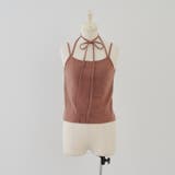 ブラウン | 【MARCHES】くるくるホルターキャミ | NICE CLAUP / OLIVE des OLIVE OUTLET