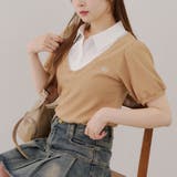 【MARCHES】シャツドッキングプルオーバー | NICE CLAUP / OLIVE des OLIVE OUTLET | 詳細画像1