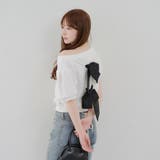 バックリボンオフショルプルオーバー | NICE CLAUP / OLIVE des OLIVE OUTLET | 詳細画像7