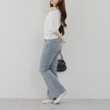 バックリボンオフショルプルオーバー | NICE CLAUP / OLIVE des OLIVE OUTLET | 詳細画像13