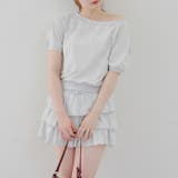 バックリボンオフショルプルオーバー | NICE CLAUP / OLIVE des OLIVE OUTLET | 詳細画像17