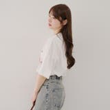 フラワー刺繍Tシャツ | NICE CLAUP / OLIVE des OLIVE OUTLET | 詳細画像4