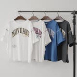ロゴMIX刺繍Tシャツ | NICE CLAUP / OLIVE des OLIVE OUTLET | 詳細画像1
