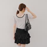 2WAYリンガードット柄Tシャツ | NICE CLAUP / OLIVE des OLIVE OUTLET | 詳細画像4