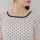 2WAYリンガードット柄Tシャツ | NICE CLAUP / OLIVE des OLIVE OUTLET | 詳細画像13