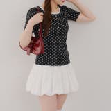2WAYリンガードット柄Tシャツ | NICE CLAUP / OLIVE des OLIVE OUTLET | 詳細画像18