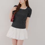 2WAYリンガードット柄Tシャツ | NICE CLAUP / OLIVE des OLIVE OUTLET | 詳細画像21
