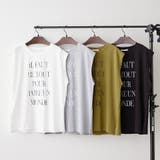 【秋服ジャケットのインナーにも◎】フレンチプリントTシャツ | NICE CLAUP / OLIVE des OLIVE　OUTLET | 詳細画像1 