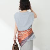 【秋服ジャケットのインナーにも◎】フレンチプリントTシャツ | NICE CLAUP / OLIVE des OLIVE　OUTLET | 詳細画像5 