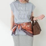 【秋服ジャケットのインナーにも◎】フレンチプリントTシャツ | NICE CLAUP / OLIVE des OLIVE　OUTLET | 詳細画像8 