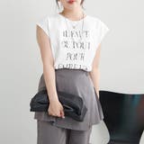 【秋服ジャケットのインナーにも◎】フレンチプリントTシャツ | NICE CLAUP / OLIVE des OLIVE　OUTLET | 詳細画像20 