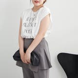 【秋服ジャケットのインナーにも◎】フレンチプリントTシャツ | NICE CLAUP / OLIVE des OLIVE　OUTLET | 詳細画像21 