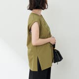 【秋服ジャケットのインナーにも◎】フレンチプリントTシャツ | NICE CLAUP / OLIVE des OLIVE　OUTLET | 詳細画像29 