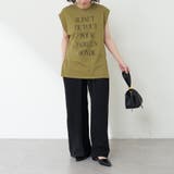 【秋服ジャケットのインナーにも◎】フレンチプリントTシャツ | NICE CLAUP / OLIVE des OLIVE　OUTLET | 詳細画像33 