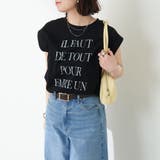 【秋服ジャケットのインナーにも◎】フレンチプリントTシャツ | NICE CLAUP / OLIVE des OLIVE　OUTLET | 詳細画像35 
