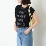 【秋服ジャケットのインナーにも◎】フレンチプリントTシャツ | NICE CLAUP / OLIVE des OLIVE　OUTLET | 詳細画像36 