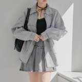 【MARCHES】セットアップ対応 デニムZIPブルゾン | NICE CLAUP / OLIVE des OLIVE OUTLET | 詳細画像3