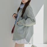 【MARCHES】セットアップ対応 デニムZIPブルゾン | NICE CLAUP / OLIVE des OLIVE OUTLET | 詳細画像1