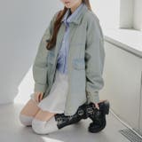 【MARCHES】セットアップ対応 デニムZIPブルゾン | NICE CLAUP / OLIVE des OLIVE OUTLET | 詳細画像20