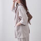 【きちんと見え】Wテーラーカラー半袖ジャケット | NICE CLAUP / OLIVE des OLIVE OUTLET | 詳細画像23
