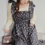 【1枚着でも♪】シャーリングロングワンピース | NICE CLAUP / OLIVE des OLIVE OUTLET | 詳細画像14