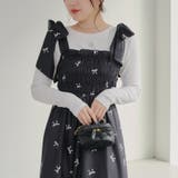 ブラック系 | 【1枚着でも♪】シャーリングロングワンピース | NICE CLAUP / OLIVE des OLIVE OUTLET