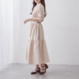 【フェミニン春ワンピ】ティアード半袖ワンピ | NICE CLAUP / OLIVE des OLIVE OUTLET | 詳細画像7