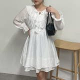 【秋のレーヤードコーデにも◎】ラッフルフリルミニワンピース | NICE CLAUP / OLIVE des OLIVE OUTLET | 詳細画像4