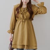 【秋のレーヤードコーデにも◎】ラッフルフリルミニワンピース | NICE CLAUP / OLIVE des OLIVE OUTLET | 詳細画像16