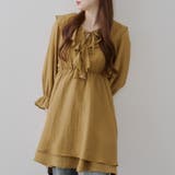 【秋のレーヤードコーデにも◎】ラッフルフリルミニワンピース | NICE CLAUP / OLIVE des OLIVE OUTLET | 詳細画像17
