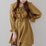【秋のレーヤードコーデにも◎】ラッフルフリルミニワンピース | NICE CLAUP / OLIVE des OLIVE OUTLET | 詳細画像18