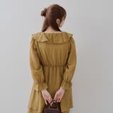【秋のレーヤードコーデにも◎】ラッフルフリルミニワンピース | NICE CLAUP / OLIVE des OLIVE OUTLET | 詳細画像19