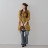 【秋のレーヤードコーデにも◎】ラッフルフリルミニワンピース | NICE CLAUP / OLIVE des OLIVE OUTLET | 詳細画像23