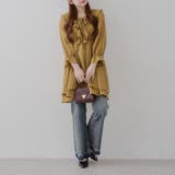 【秋のレーヤードコーデにも◎】ラッフルフリルミニワンピース | NICE CLAUP / OLIVE des OLIVE OUTLET | 詳細画像24