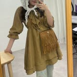 【秋のレーヤードコーデにも◎】ラッフルフリルミニワンピース | NICE CLAUP / OLIVE des OLIVE OUTLET | 詳細画像31