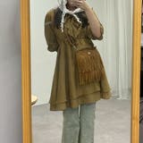 【秋のレーヤードコーデにも◎】ラッフルフリルミニワンピース | NICE CLAUP / OLIVE des OLIVE OUTLET | 詳細画像32