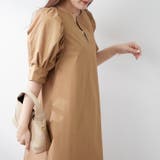 1枚でキマる！パフスリーブキーネックワンピース | NICE CLAUP / OLIVE des OLIVE　OUTLET | 詳細画像6 