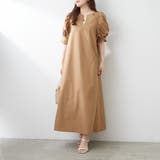 1枚でキマる！パフスリーブキーネックワンピース | NICE CLAUP / OLIVE des OLIVE　OUTLET | 詳細画像11 