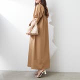 1枚でキマる！パフスリーブキーネックワンピース | NICE CLAUP / OLIVE des OLIVE　OUTLET | 詳細画像12 