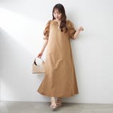 1枚でキマる！パフスリーブキーネックワンピース | NICE CLAUP / OLIVE des OLIVE　OUTLET | 詳細画像14 