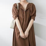 1枚でキマる！パフスリーブキーネックワンピース | NICE CLAUP / OLIVE des OLIVE　OUTLET | 詳細画像17 