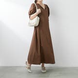 1枚でキマる！パフスリーブキーネックワンピース | NICE CLAUP / OLIVE des OLIVE　OUTLET | 詳細画像19 