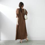 1枚でキマる！パフスリーブキーネックワンピース | NICE CLAUP / OLIVE des OLIVE　OUTLET | 詳細画像21 