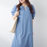 1枚でキマる！パフスリーブキーネックワンピース | NICE CLAUP / OLIVE des OLIVE　OUTLET | 詳細画像25 